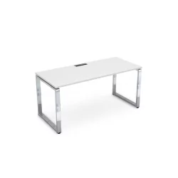 Стол рабочий, прямолинейный GLOSS LINE НСР-О.004 Белый Премиум