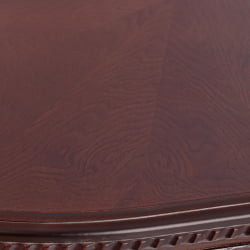 Раздвижной овальный стол COPPOLA бук, мдф, 140+40x80x77см, Tobacco, узор прямой