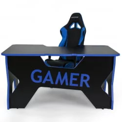 Стол геймерский Generic Comfort Gamer2/DS/NB Синий Черный