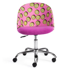 Кресло МЕЛОДЙ ткань/флок, фиолетовый, Ботаника 06 киви/138 / MELODY Botanica kiwi/138