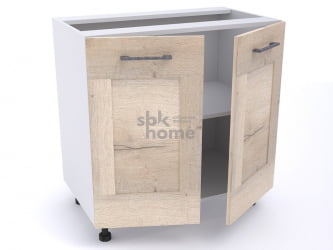 Стол С-80, Дублин (800*470*820) Дуб галифакс белый, 21607 