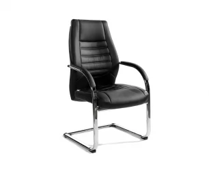 Конференц-кресло Лорд CФ экокожа Черный / CF