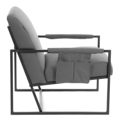 Кресло Charli LUX/Чарли Люкс К экокожа , Sharp Графит, 70х80х82 см