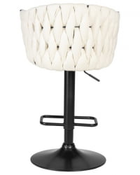 Стул барный ДОБРИН ЛЕОН (кремовая ткань (ЛАР 275-33)) 2 шт / DOBRIN LEON (LAR