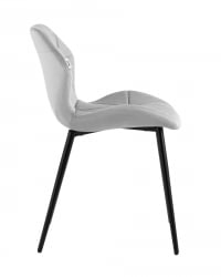 Стул Эдвин велюр серый 4 шт