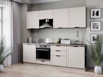 Тумба кухонная 400 с 3 ящиками ЛЮКС (4) Джамис ЛД 296.880.000.162 Черный Кашмир