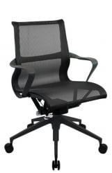 Премиум кресло Еверпроф Чикаго Блаcк Сетка Черный / Everprof Chicago Black