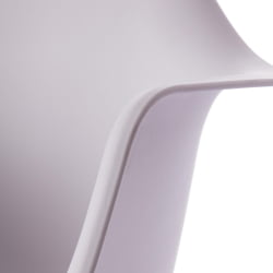 Кресло-качалка CINDY (mod. C1025A) пластик/металл/дерево, 65 х 61 х 74 см, белый 018 /натуральный