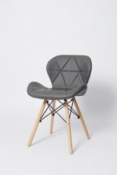 Мягкий стул Eames SC-026 Серый
