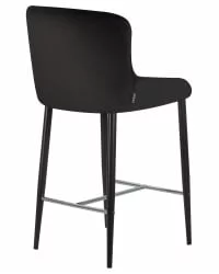 Стул полубарный DOBRIN CHRISTIAN 65 черный велюр V108-77