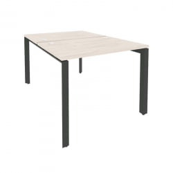 Рабочая станция на П-образном м/к ОНИКС О.МП-Д.РС-2.1.7 Денвер Светлый/Антрацит / ONIX O.MP-D.RS-2.1.7