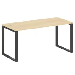 Стол письменный на О-образном м/к METAL SYSTEM БО.СП-4 Акация/Антрацит