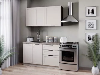 Шкаф кухонный 450 высокий Джамис ЛД 296.430.000.153 Черный Кашмир