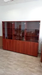 Дверь для стеллажей Д-3 левая французский орех