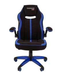 Кресло геймерское CHAIRMAN GAME 19 Синий-черный