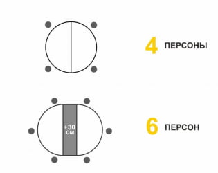 Обеденный стол Орфей 51 (01) Мрамор белый-Серый