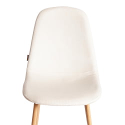 Стул со спинкой БРЕЕЗЕ (мод. ДЖСC-58) Велюр/металл , 44 х 53 х 86 см, Лигхт беиге (светло-бежевый) ХЛР1 / натуральный / BREEZE (mod. JSC-58) Light beige HLR1