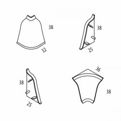 Столешница НЗПЛ 5 ПРЕСТИЖ светло-серый
