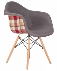 Стул обеденный DOBRIN DAW THOMAS 010 Серая ткань