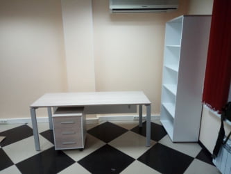 Шкаф 4 широкий открытый Deka 10.19.101 Дуб Сантана светлый/Белый