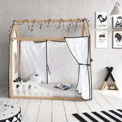 Кровать-домик Micuna Tipi House MONT-1874 Waterwood/White