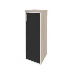 Шкаф средний узкий правый ONIX O.SU-2.4R(R) black Дуб Аттик