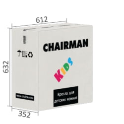 Детское кресло CHAIRMAN KIDS 103 LT black НЛО