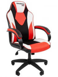 Игровое кресло Chairman гаме 17 Черный Красный Белый / game