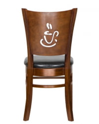 Стул обеденный DOBRIN JERRY (шоколад, черный) 2 шт