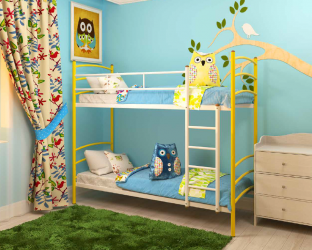 Кровать Милана Duo 800х1900 Желтая