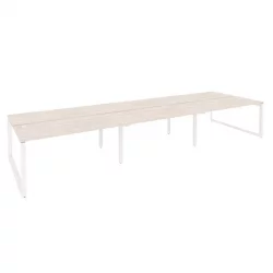 Рабочая станция на О-образном м/к ONIX O.MO-D.RS-6.4.7 Денвер Светлый/Белый