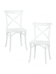 Стул обеденный DOBRIN MASON (цвет белый (W-02)) 2 шт