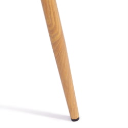 Стул BREEZE (mod. 4724) вельвет/металл, 44 х 53 х 87 см, Coral (коралловый) HLR44 / натуральный