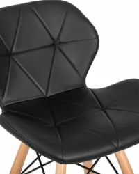 Мягкий стул DOBRIN BUTTERFLY BAR Черный