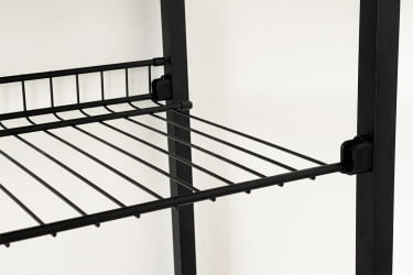 Обувница Краш LMN-13 черный муар/белое дерево