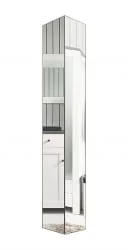 Распашной шкаф в гостиную Хоп Шелф Беленый дуб