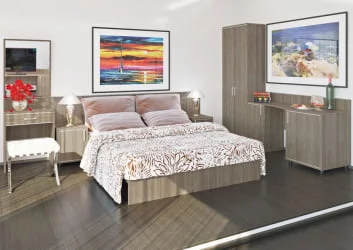 Тумба прикроватная с нишей и ящиком LIGHT С-ТПЯ-3 Вяз Благородный