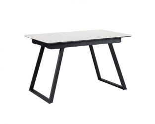 Стол Пеле раздвиж. 140-180 Светлый мрамор/Бабочка