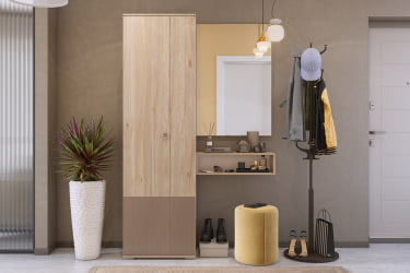 Пуф Рони 2 PM-001.2 медовый (велюр)