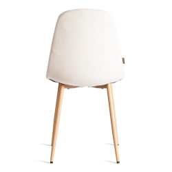 Стул со спинкой БРЕЕЗЕ (мод. ДЖСC-58) Велюр/металл , 44 х 53 х 86 см, Лигхт беиге (светло-бежевый) ХЛР1 / натуральный / BREEZE (mod. JSC-58) Light beige HLR1