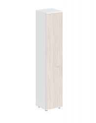 Шкаф высокий левый Sigma SG.812.WH.OL.L Белый Дуб светлый