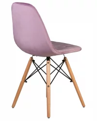 Стул обеденный DOBRIN BENNET Пудрово-сиреневый велюр HLR-27