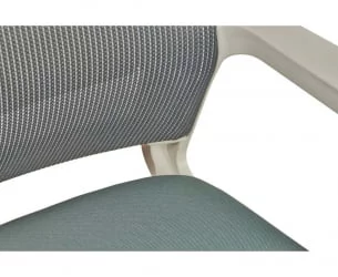 Кресло офисное Бит LB белый пластик Серый