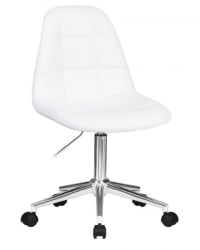 Офисное кресло для персонала DOBRIN MONTY (белый) 2 шт
