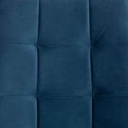 Стул CHILLY (mod. 7095-1) ткань/металл, 45x53х88 см, высота до сиденья 50 см, синий barkhat 29/черный