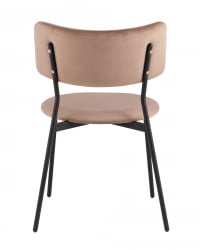 Стул Амелия велюр коричневый