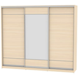 Шкаф-купе B-230х270х60-1(ДМ-D7D8D7)