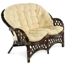 Диван 2х местный Черчилль/Рузвельт/Кобана Cherchille3 венге матовый