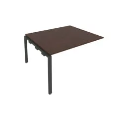 Проходной наборный элемент переговорного стола Metal System Б.ППРГ-3 Венге/Антрацит