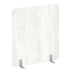 Перегородки на металлических опорах на фетровых подпятниках R-line DP.F-140-150 Снежная Патина